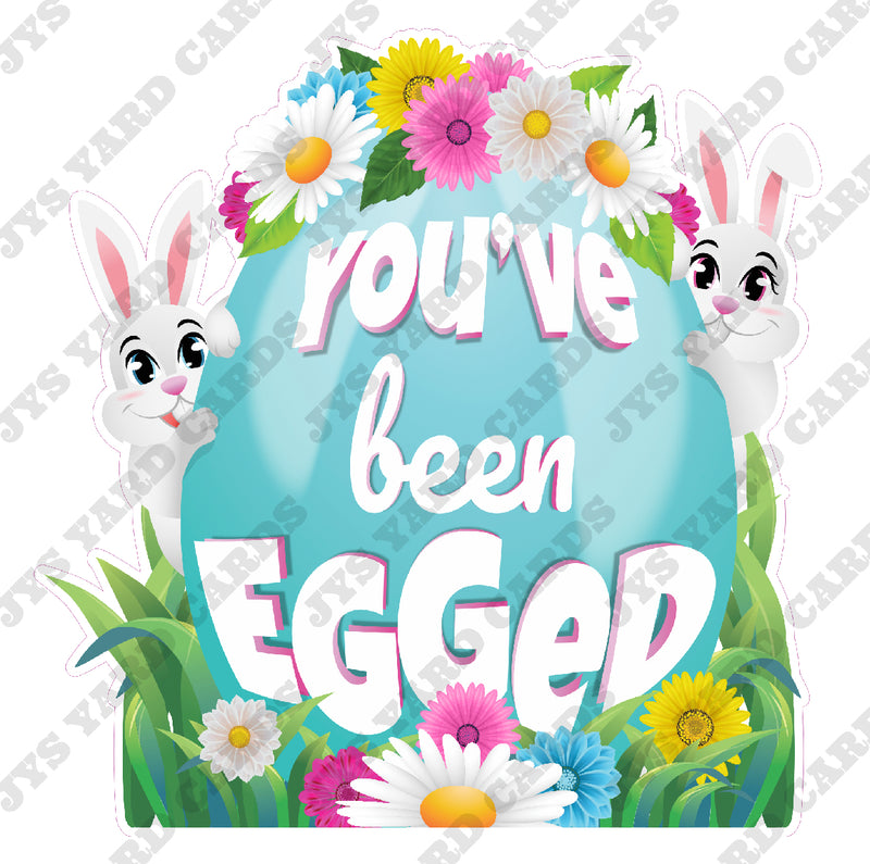 YOU’VE BEEN EGGED: 2 - Yard Card Signs by JYS International