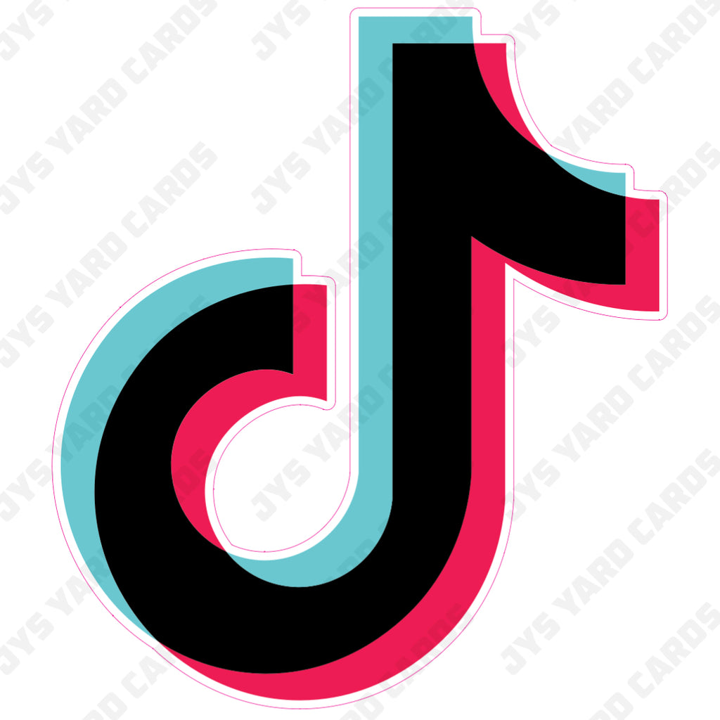 TIKTOK LOGO - Yard Card Signs by JYS International