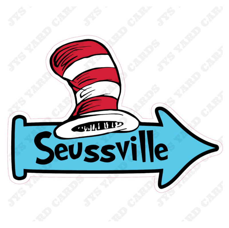 DR SEUSS THEME 8 - Yard Card Signs by JYS International