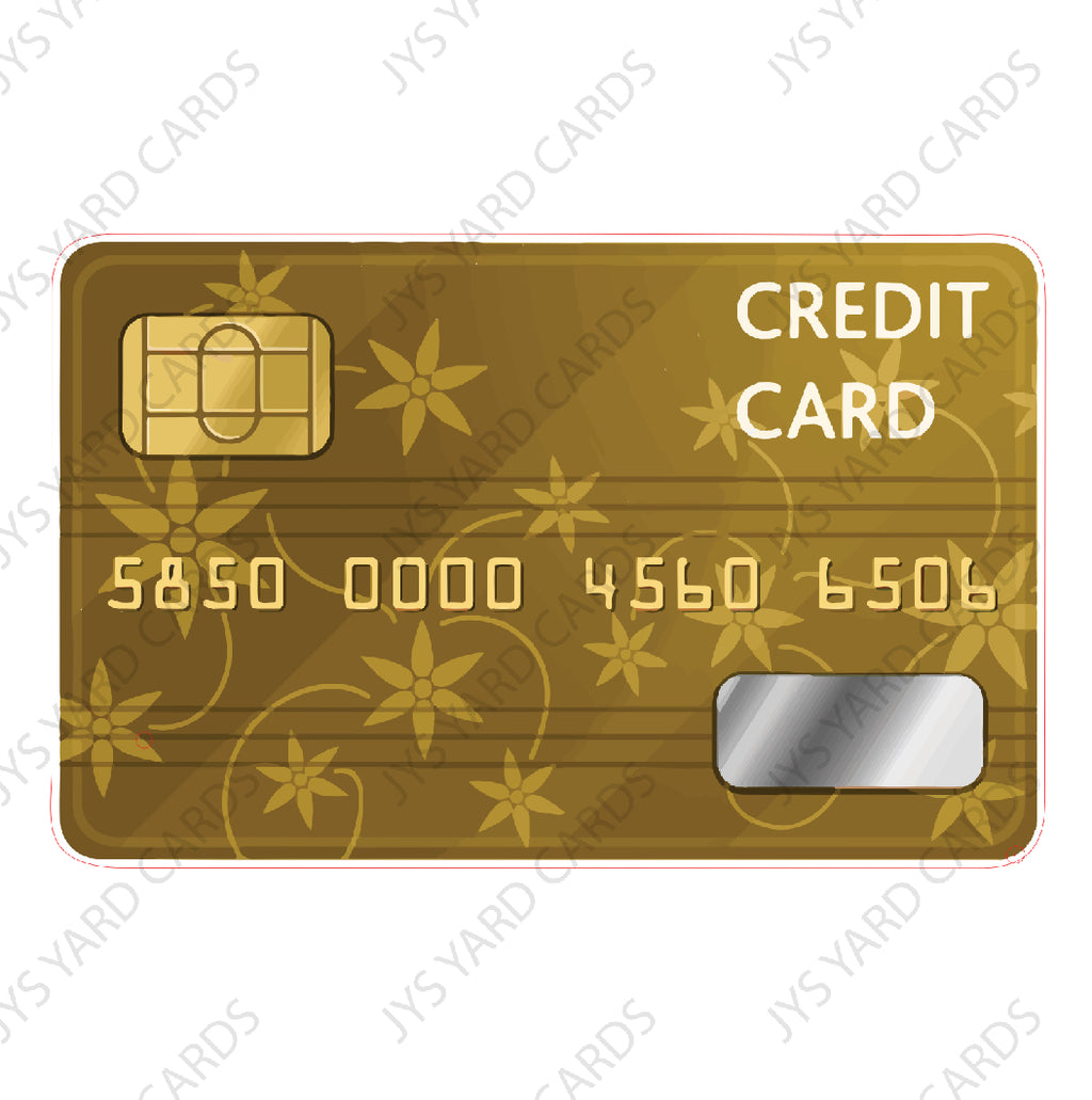 CREDIT CARD - Yard Card Signs by JYS International