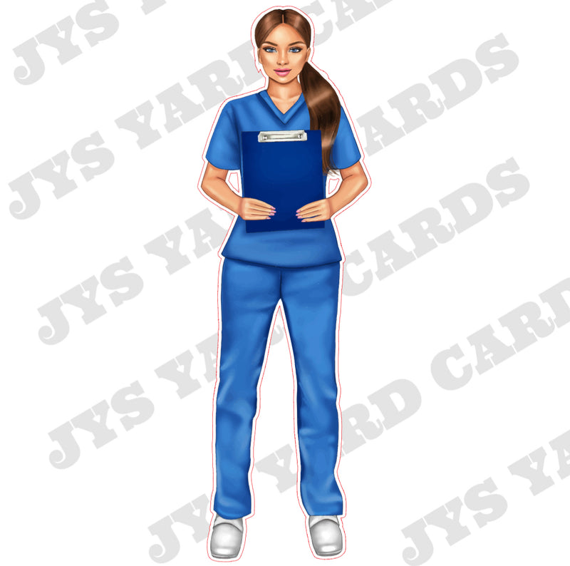 LIGHT WOMAN: NURSE - Yard Card Signs by JYS International