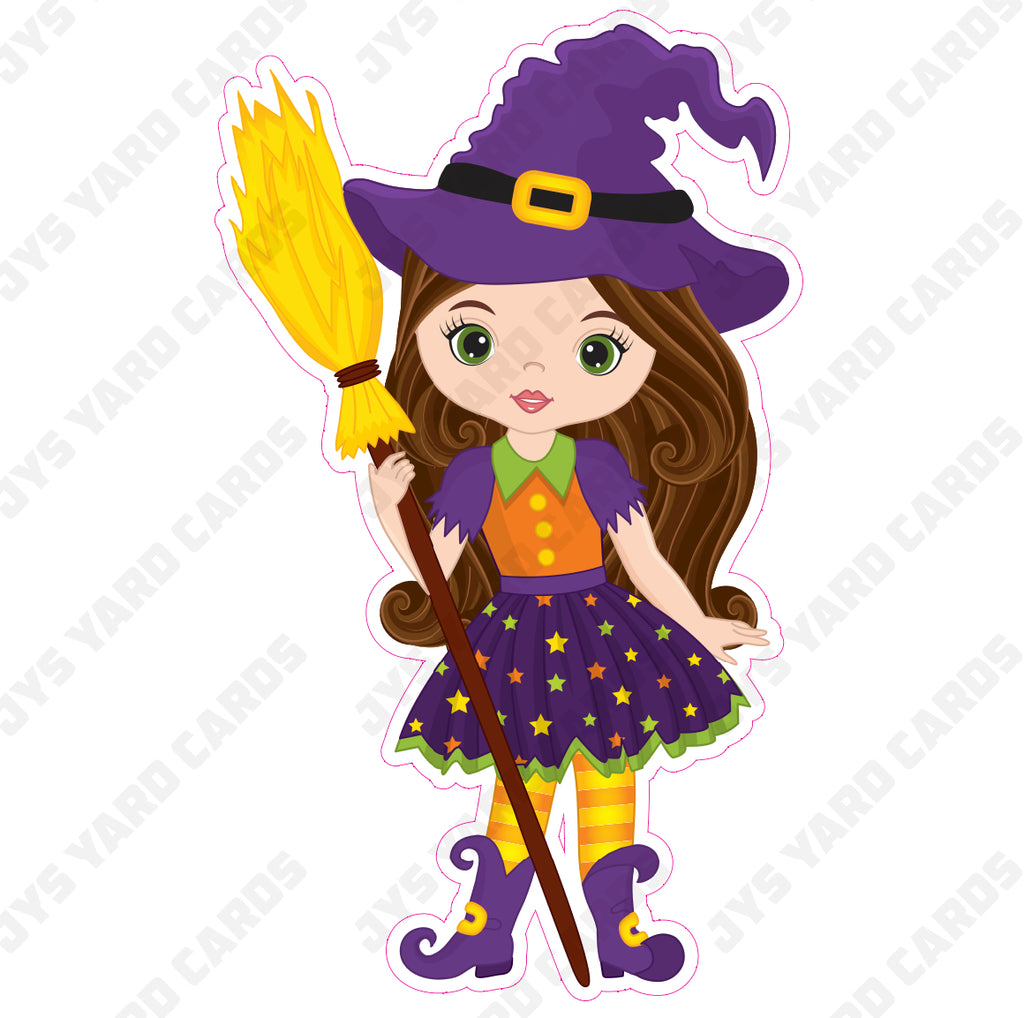 WITCH GIRL - Yard Card Signs by JYS International