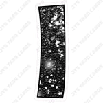 Single Letters: 23” Bouncy Glitter Black - Yard Card Signs by JYS International