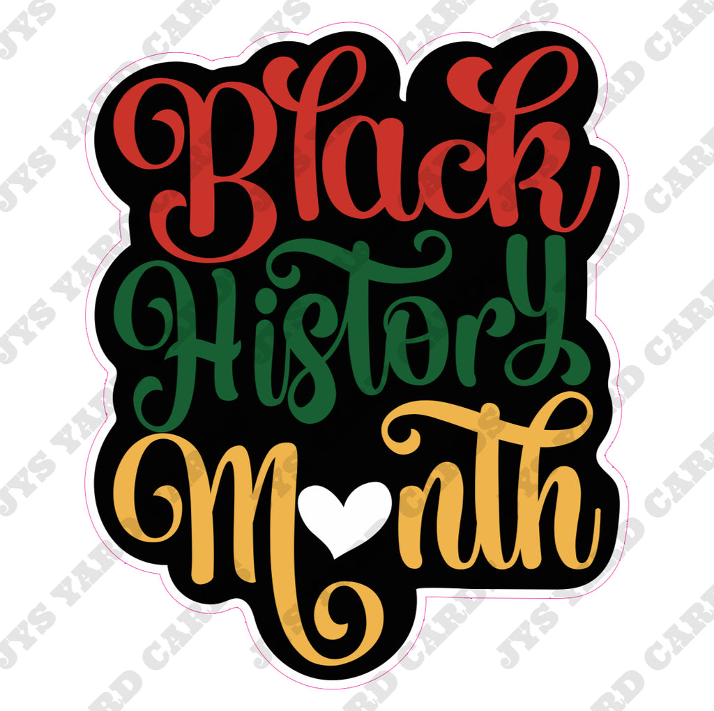 BLACK HISTORY MONTH - Yard Card Signs by JYS International