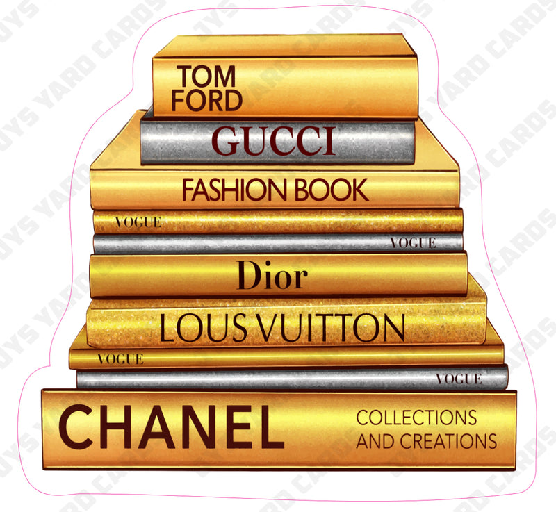 FASHION BOXES: GOLD - Yard Card Signs by JYS International