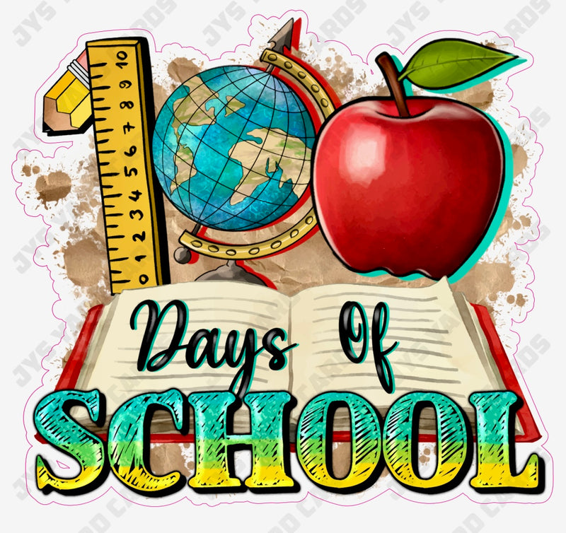 100 DAYS OF SCHOOL - Yard Card Signs by JYS International