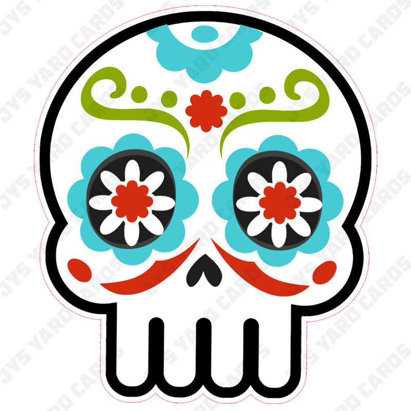 SKULL 1 - Yard Card Signs by JYS International