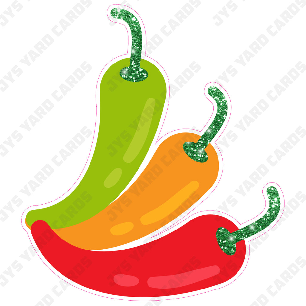 PEPPERS - Yard Card Signs by JYS International