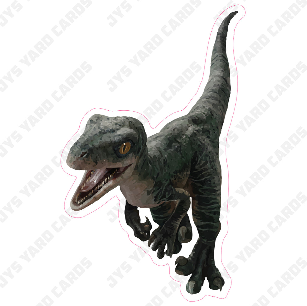 DINOSAURS: VELOCIRAPTOR - Yard Card Signs by JYS International