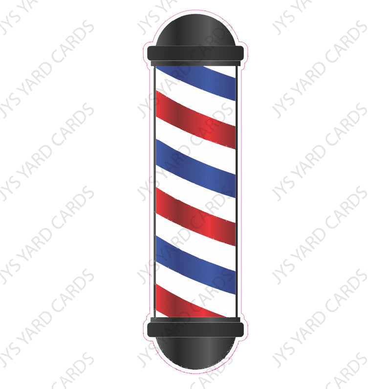 Barber Shop 5 - Yard Card Signs by JYS International