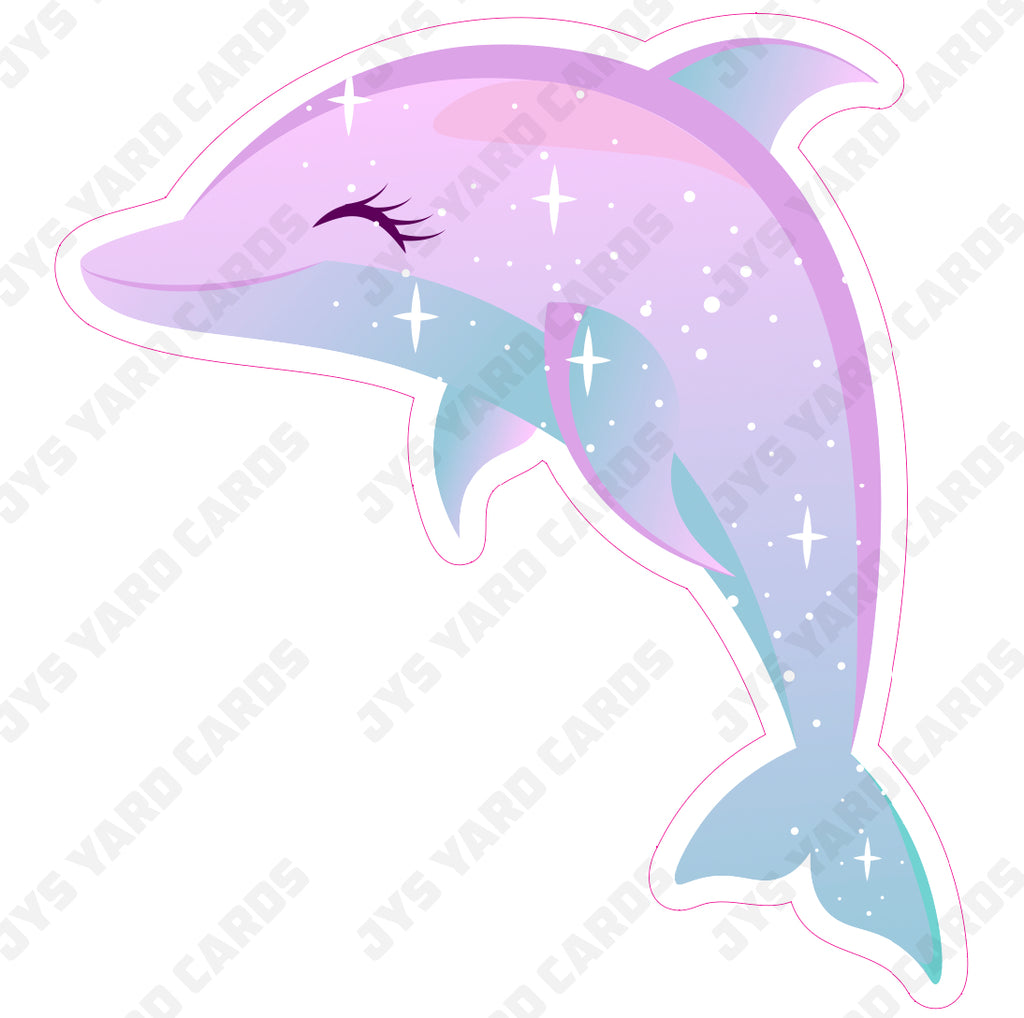 MERMAID DOLPHIN - Yard Card Signs by JYS International