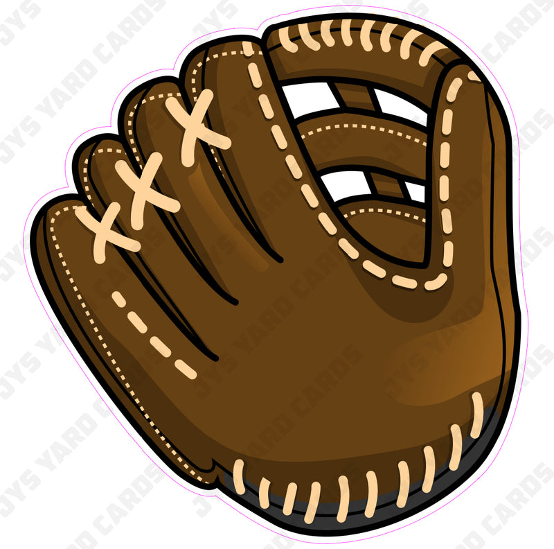 SOFTBALL GLOVE - Yard Card Signs by JYS International