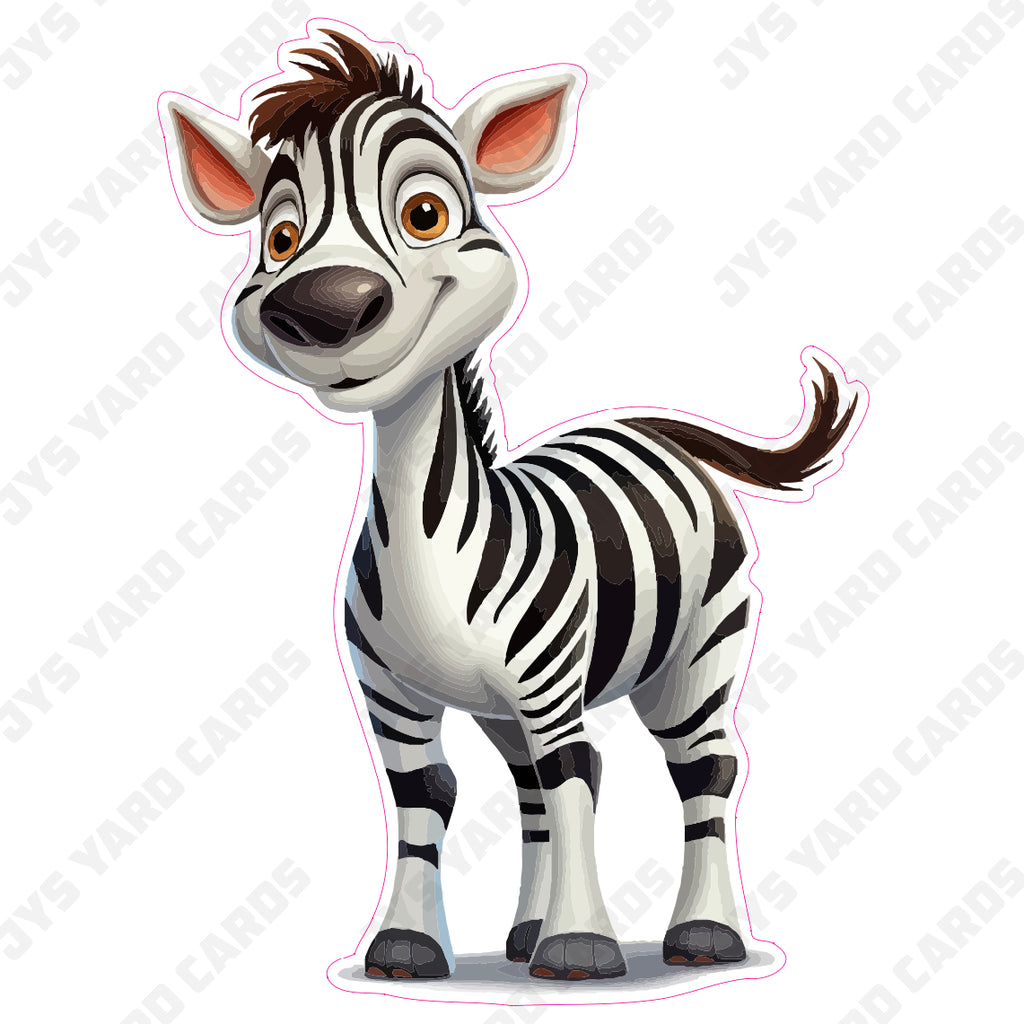 ZEBRA - Yard Card Signs by JYS International