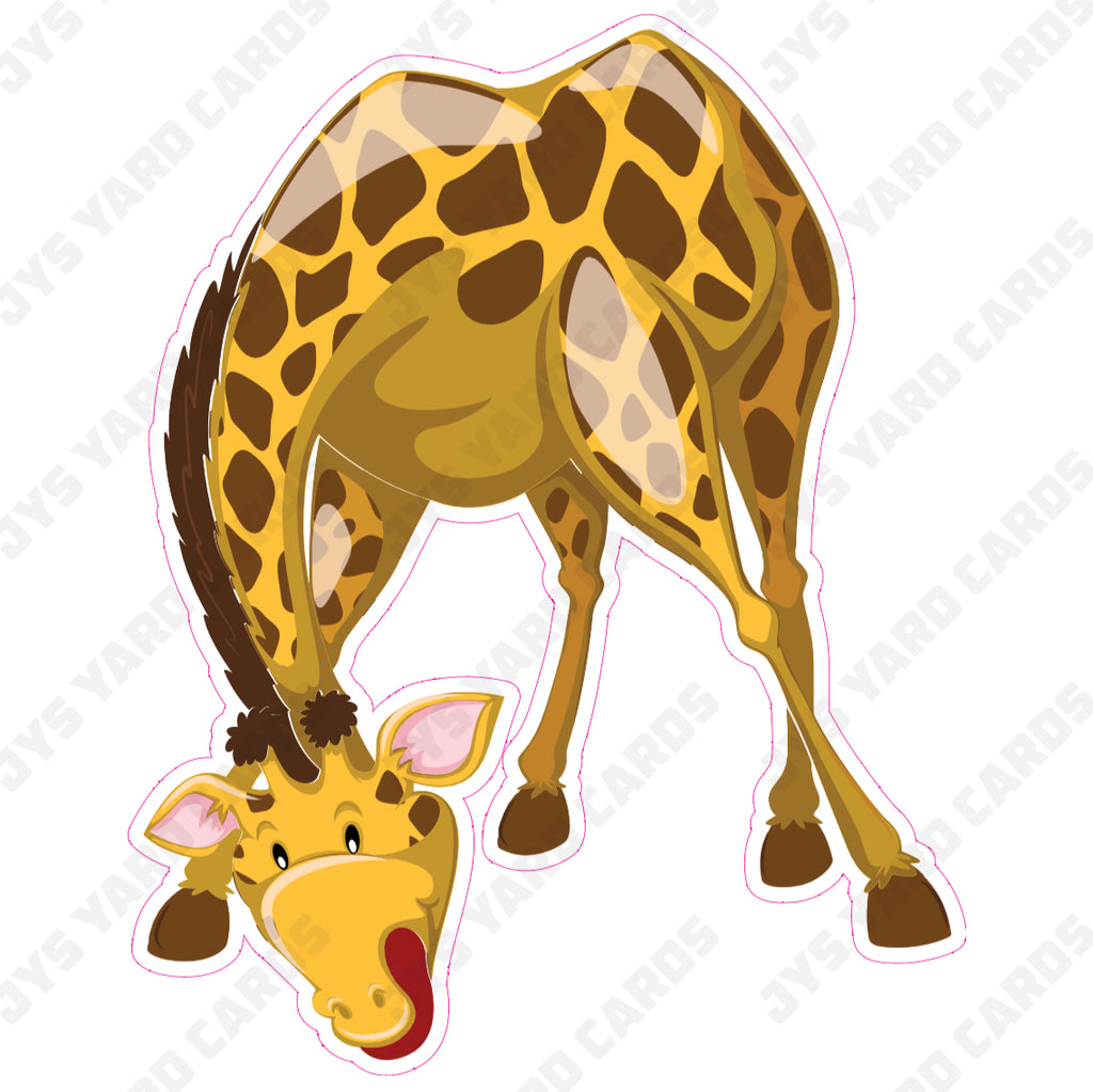 GIRAFFE - Yard Card Signs by JYS International