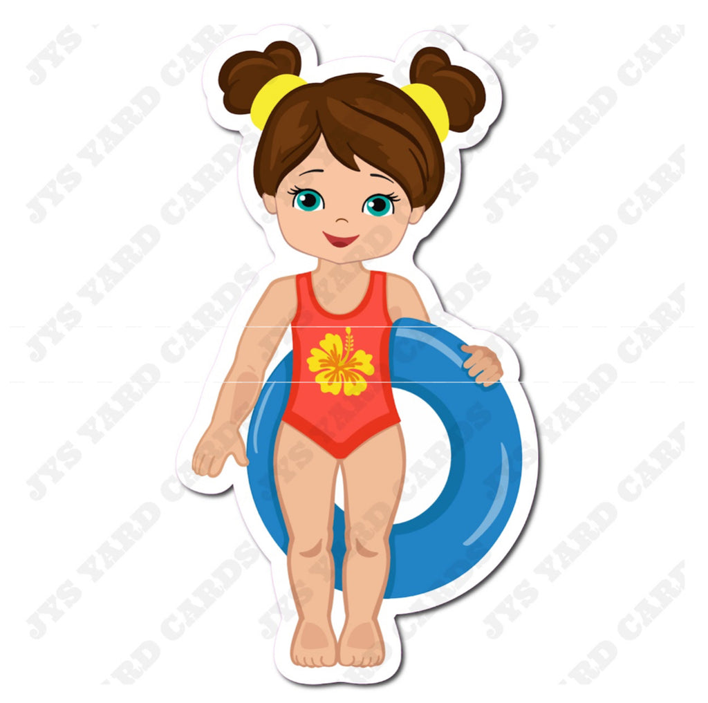 POOL KIDS 1 - Yard Card Signs by JYS International