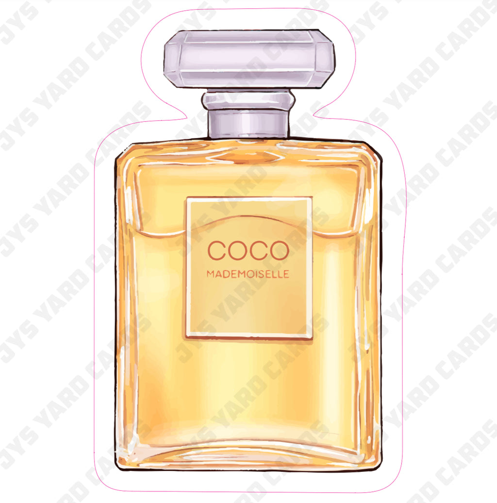 COCO PERFUME GOLD - Yard Card Signs by JYS International