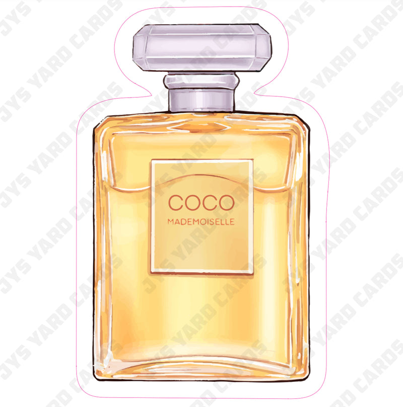 COCO PERFUME GOLD - Yard Card Signs by JYS International