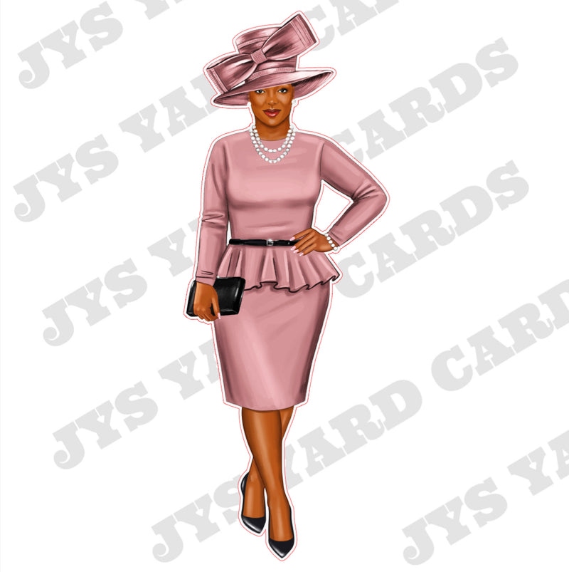 CLASSIC WOMAN: ROSE - Yard Card Signs by JYS International