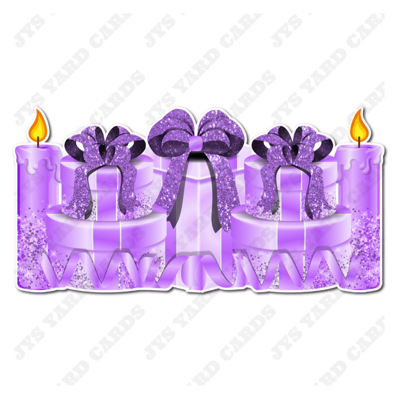 GIFT PANEL: LIGHT PURPLE - Yard Card Signs by JYS International