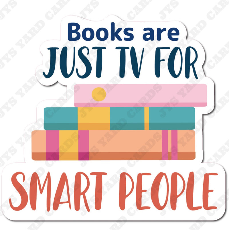 BOOK LOVER 2 - Yard Card Signs by JYS International