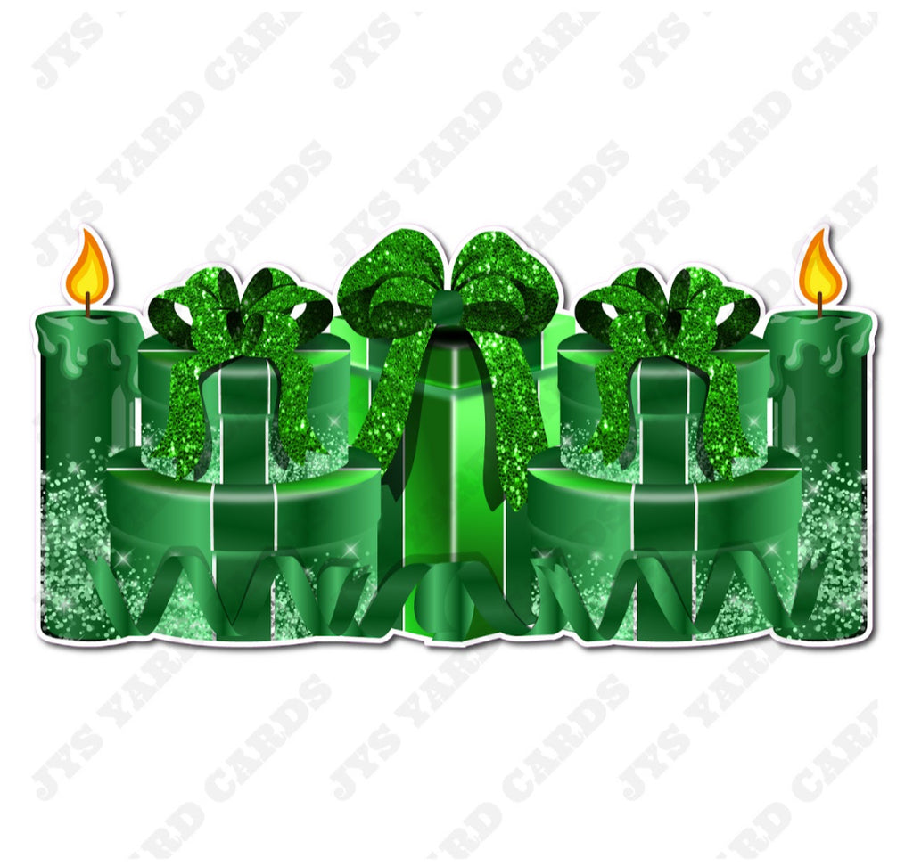 GIFT PANEL: GREEN - Yard Card Signs by JYS International