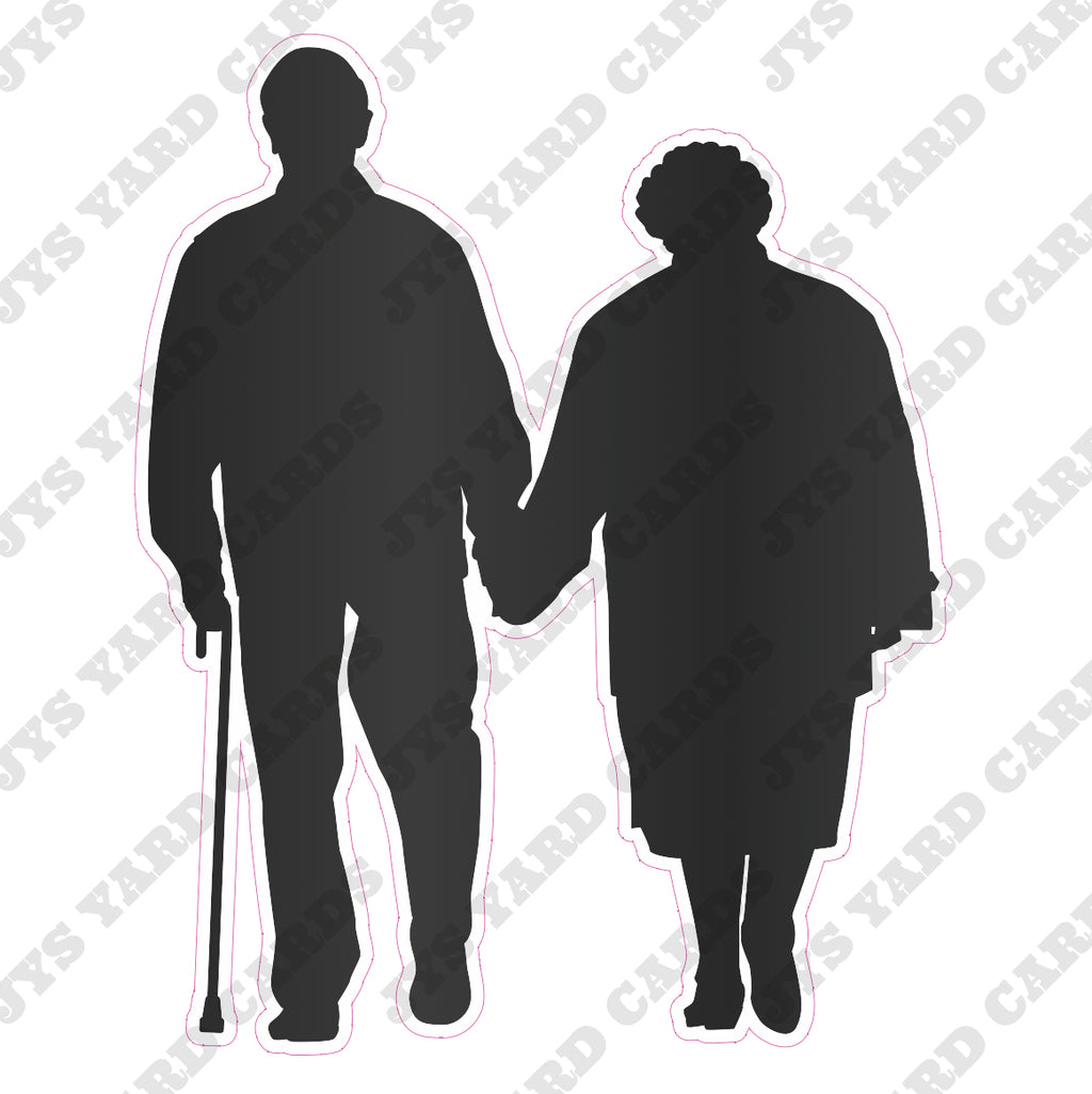 FAMILY SILHOUETTE 1 - Yard Card Signs by JYS International