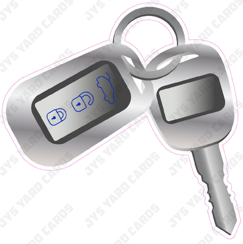 CAR KEYS - Yard Card Signs by JYS International