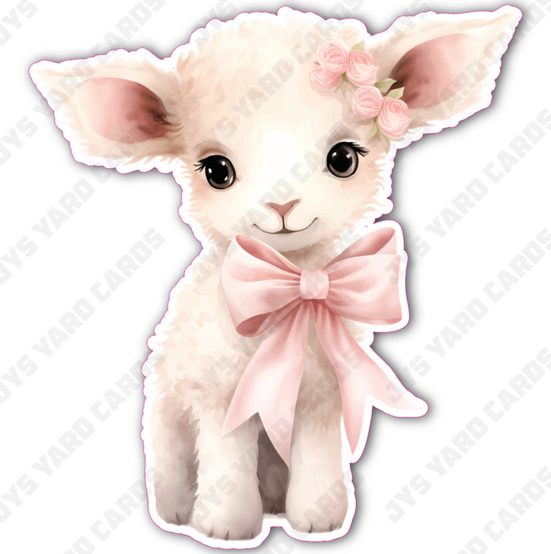 EASTER LAMB 3 - Yard Card Signs by JYS International