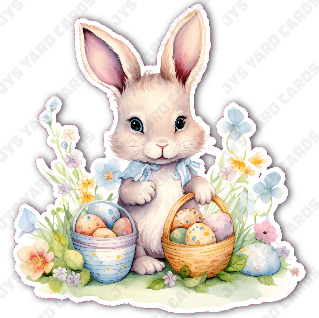 EASTER BUNNY 2 - Yard Card Signs by JYS International