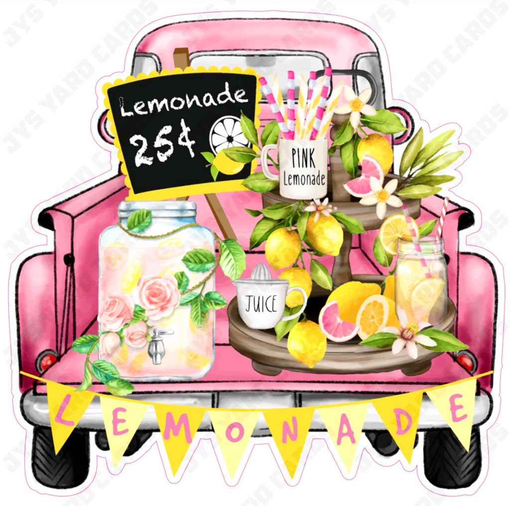 LEMONADE PICKUP - Yard Card Signs by JYS International