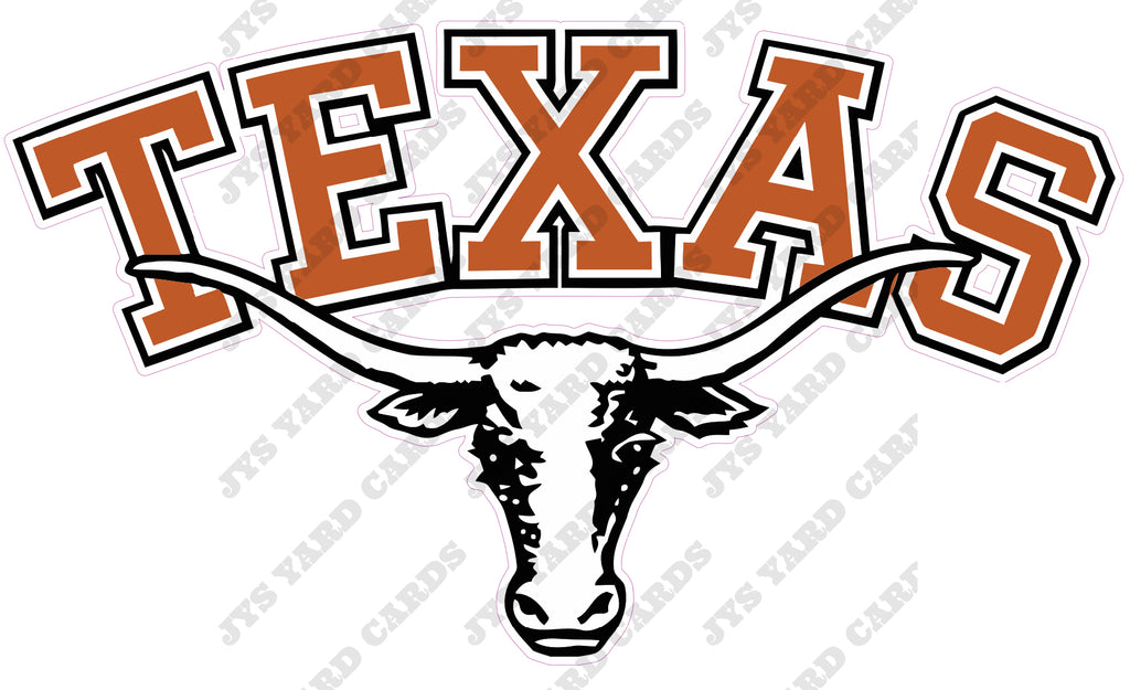 UNIV TEXAS 2 - Yard Card Signs by JYS International