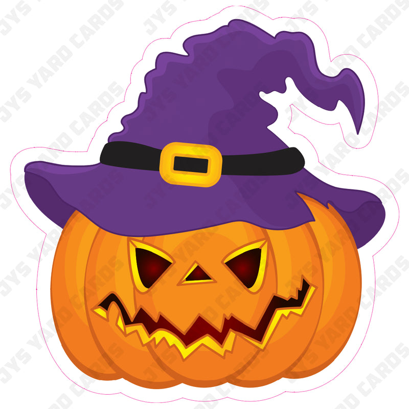 WITCH PUMPKIN - Yard Card Signs by JYS International