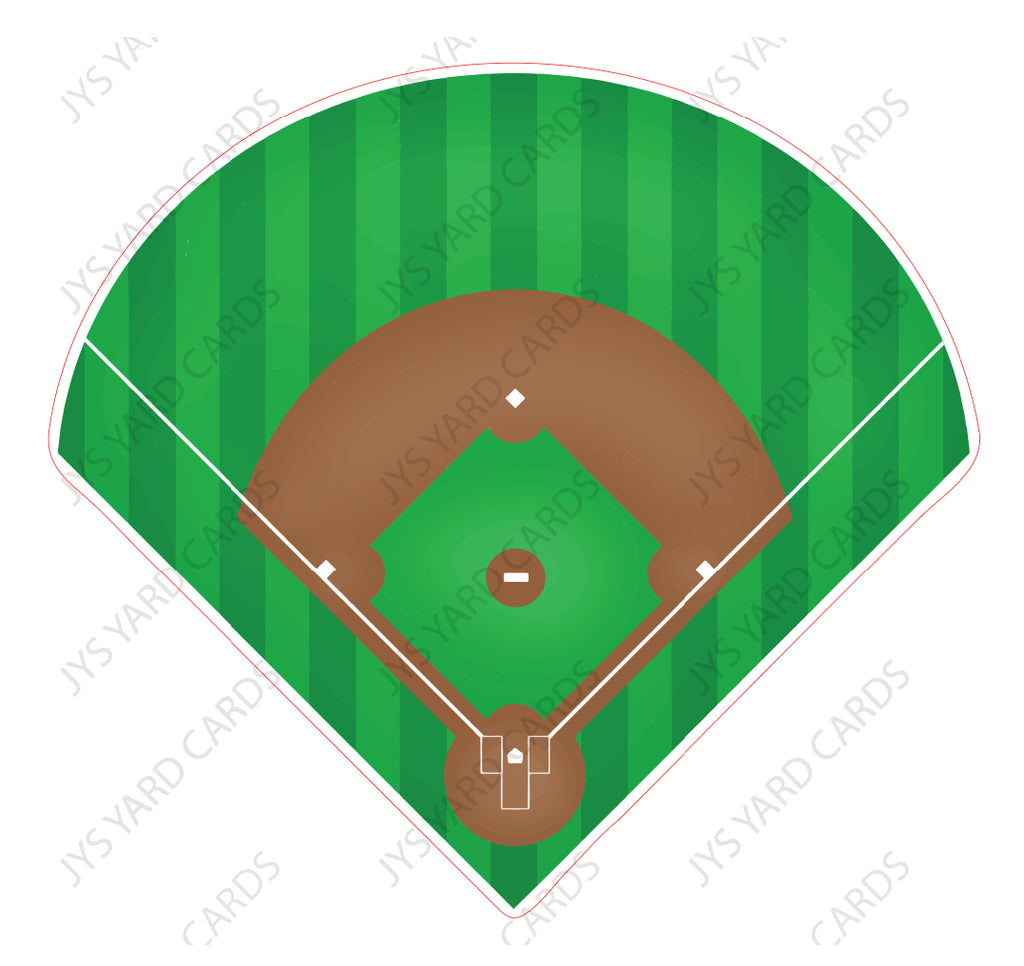 BASEBALL 3 - Yard Card Signs by JYS International