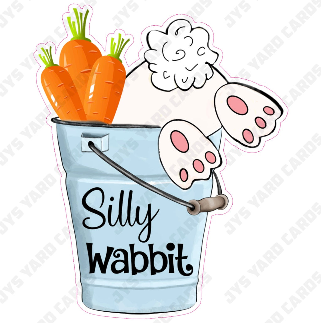 SILLY WABBIT - Yard Card Signs by JYS International