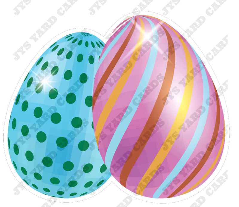 EGG PAIR 2 - Yard Card Signs by JYS International