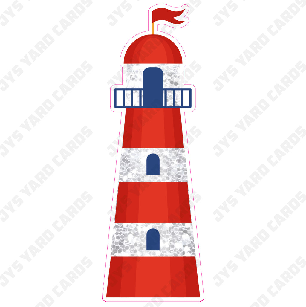 PIRATE LIGHTHOUSE - Yard Card Signs by JYS International