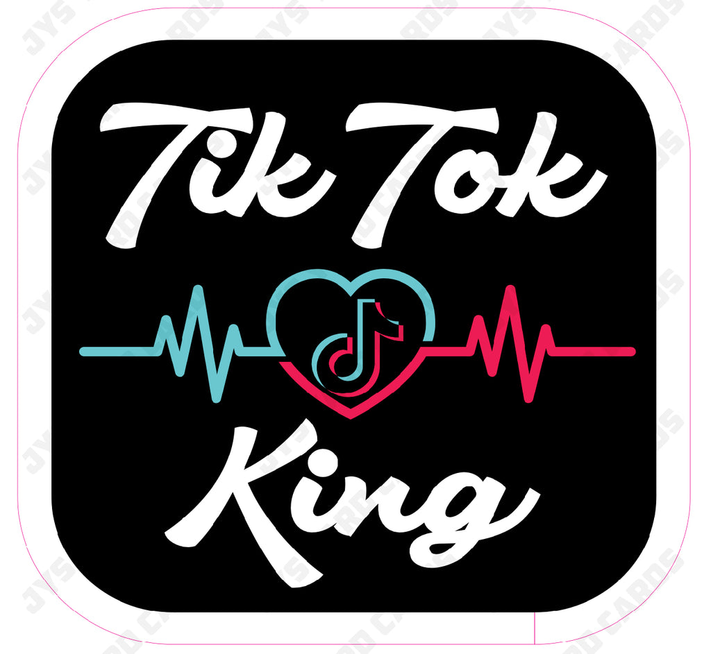 TIKTOK KING - Yard Card Signs by JYS International