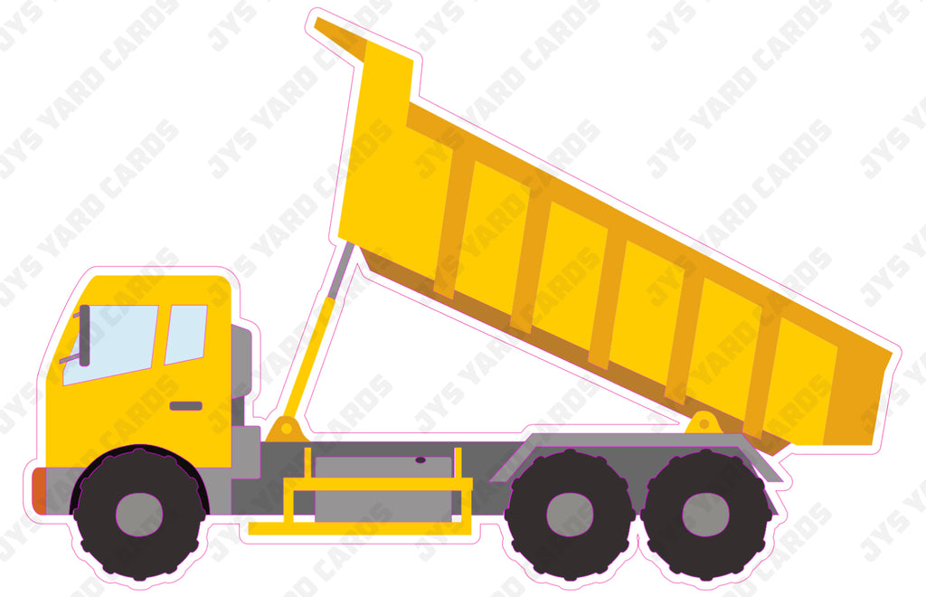 DUMP TRUCK - Yard Card Signs by JYS International