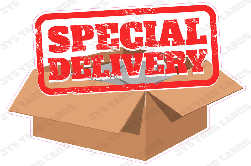 SPECIAL DELIVERY - Yard Card Signs by JYS International