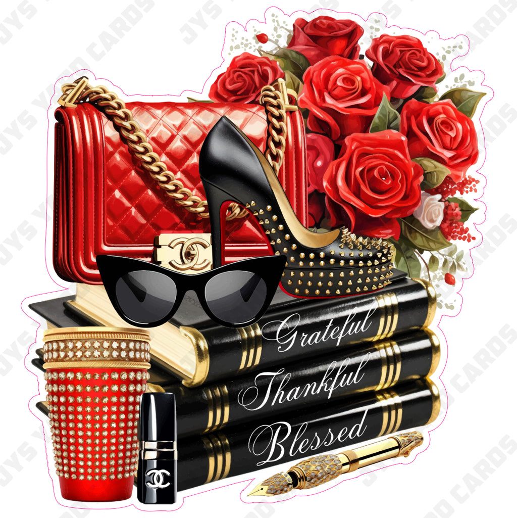 WOMEN’S MIX: RED & BLACK - Yard Card Signs by JYS International