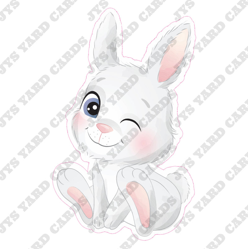 WINKING BUNNY - Yard Card Signs by JYS International