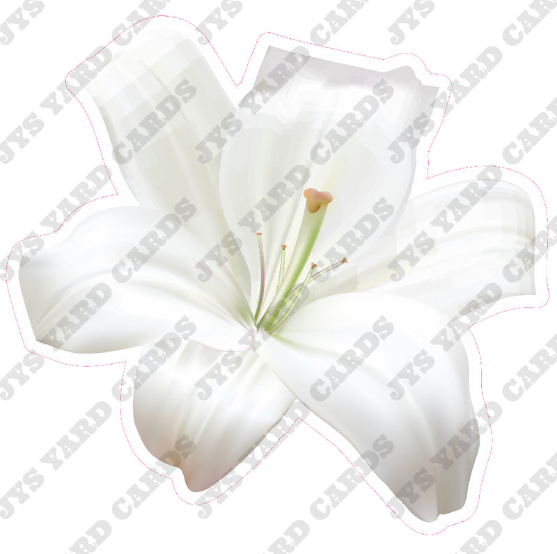 LILY FLOWER - Yard Card Signs by JYS International