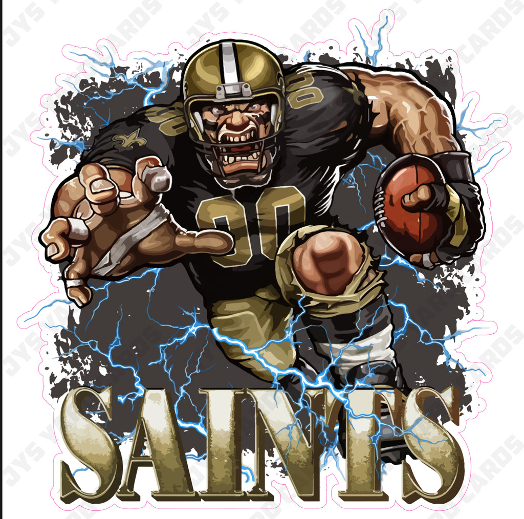 SAINTS MASCOT - Yard Card Signs by JYS International