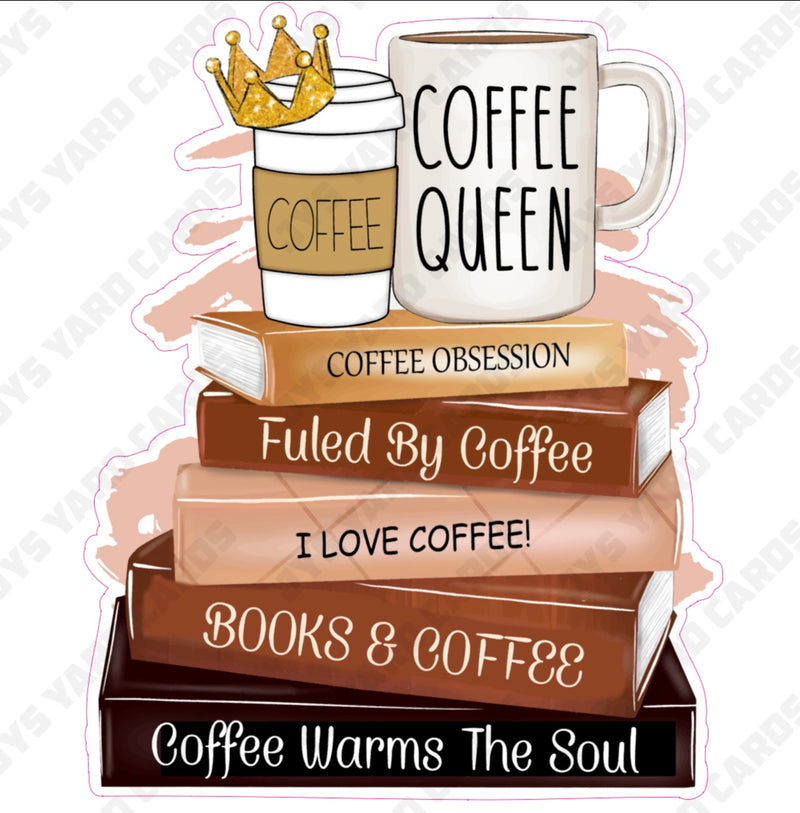 COFFEE QUEEN - Yard Card Signs by JYS International