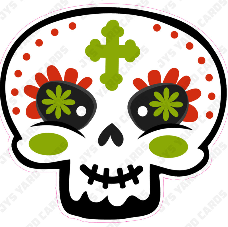 SKULL 2 - Yard Card Signs by JYS International