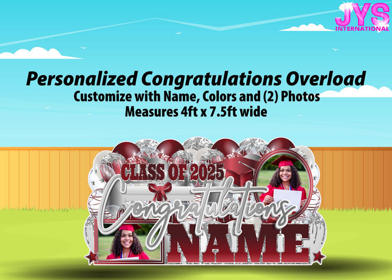 PERSONALIZED GRAD EZ FOLD: 2 SIZE OPTIONS