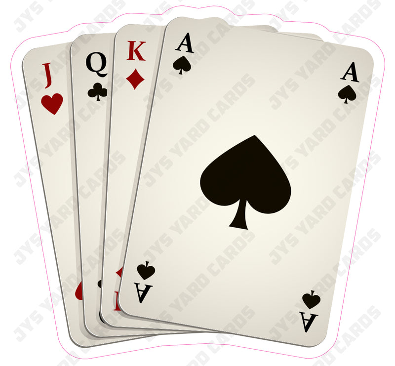 PLAYING CARDS - Yard Card Signs by JYS International