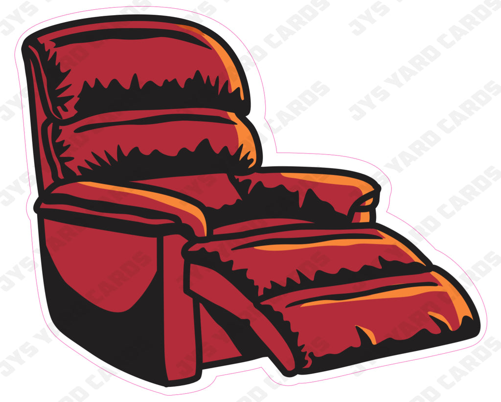 RECLINING SOFA - Yard Card Signs by JYS International