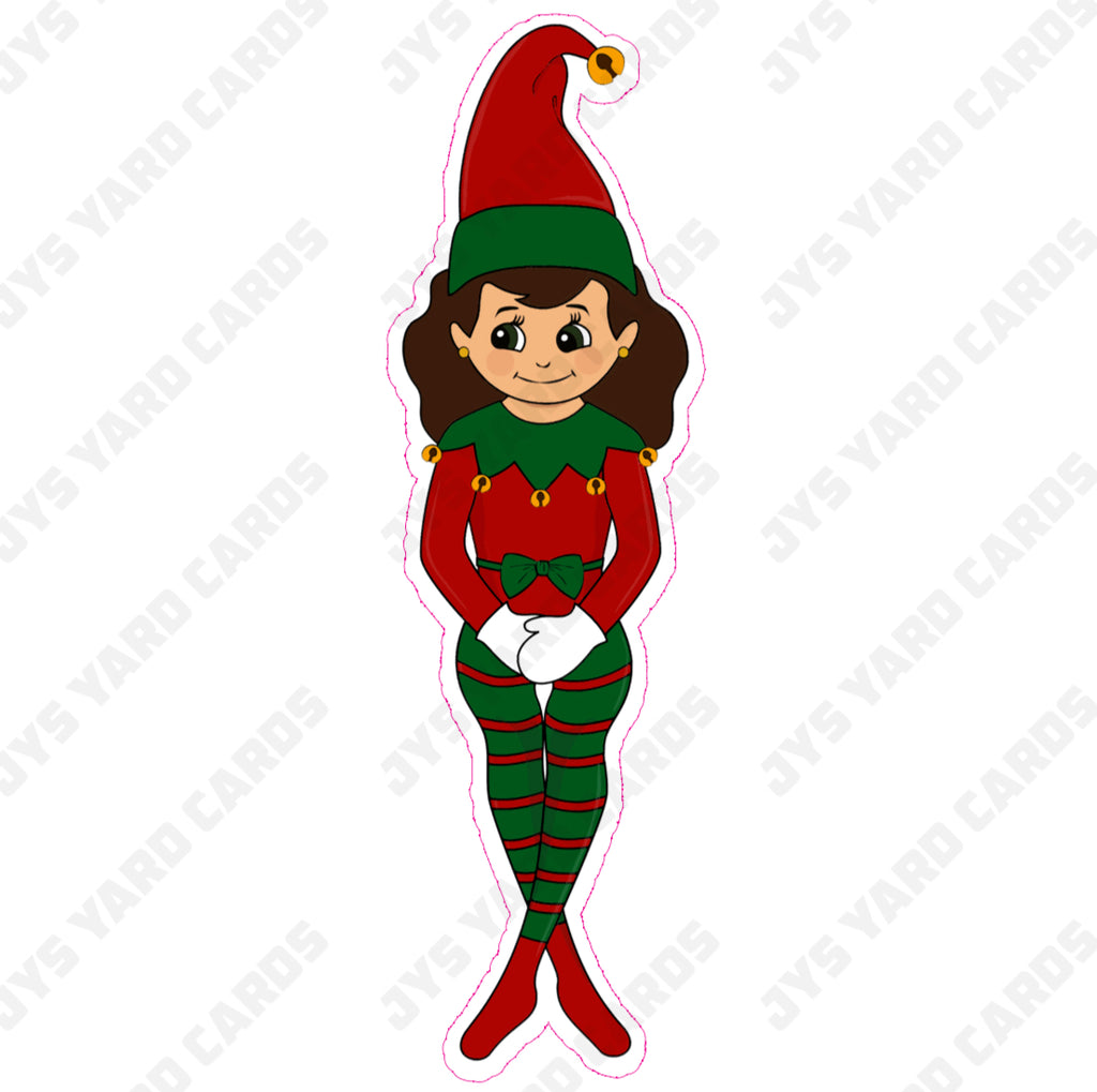 THE ELF GIRLS - Yard Card Signs by JYS International