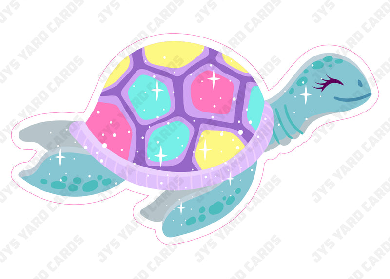 MERMAID TURTLE - Yard Card Signs by JYS International